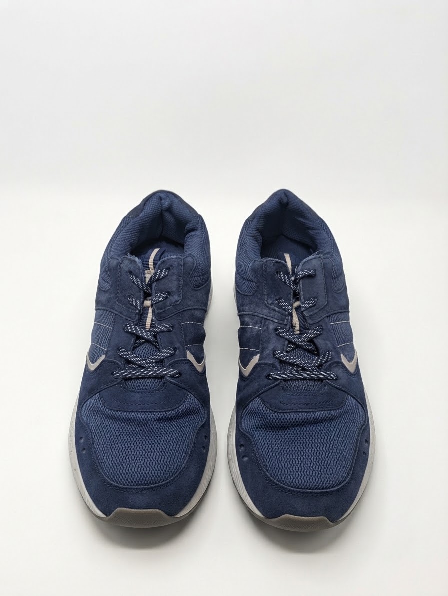 Lumberjack Navy Blue Suede Athletic Sneakers