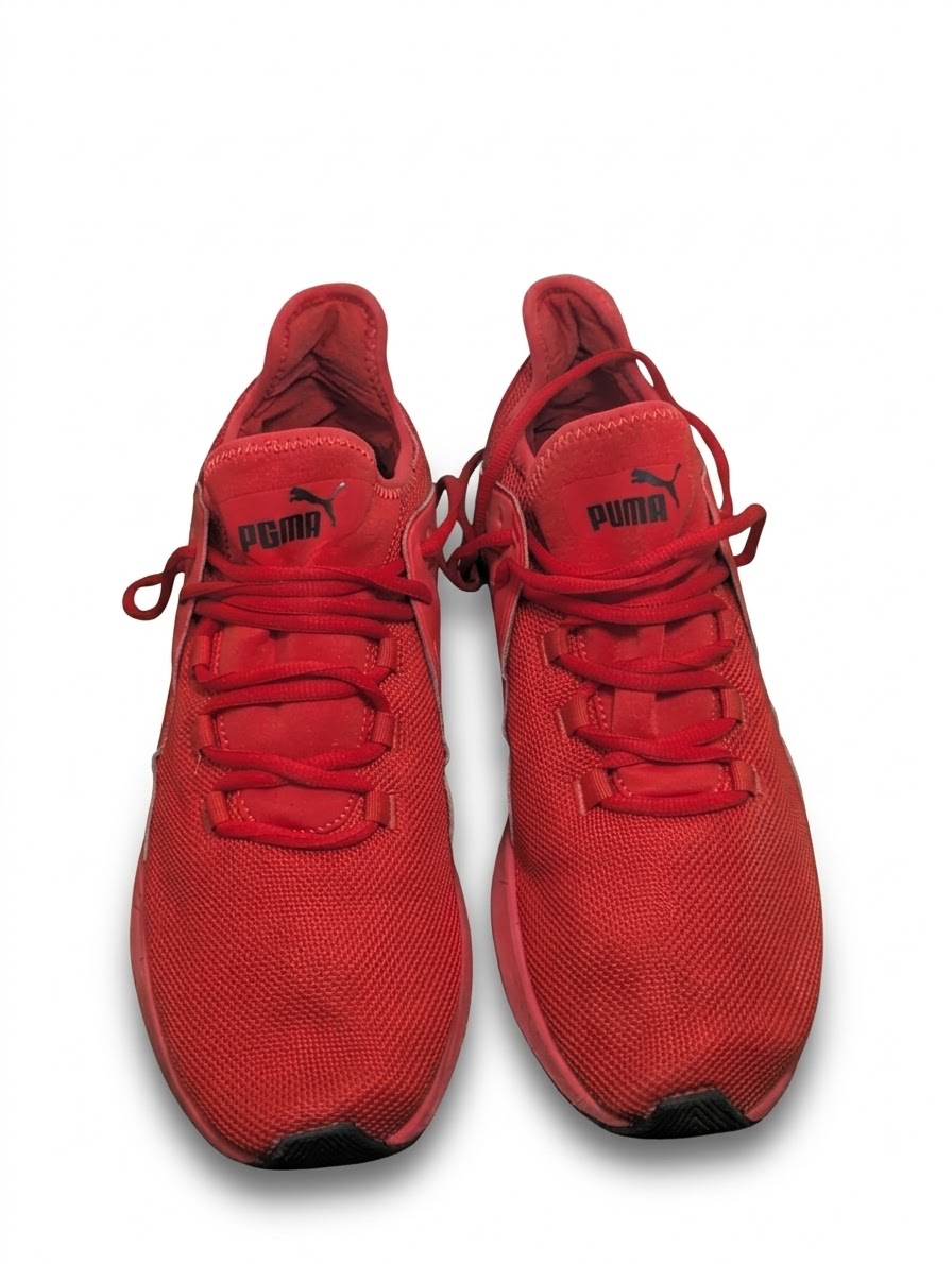 Puma Electron Street Running Sneakers "Red" - Image 3