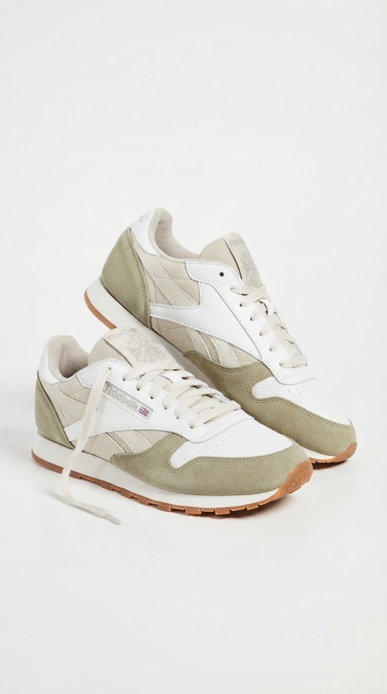 Reebok Classic Leather Retro Running Sneakers - Image 3