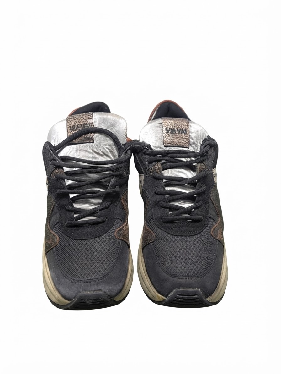 VIA VAI Chunky Lug-Sole Sporty Sneakers - Image 3